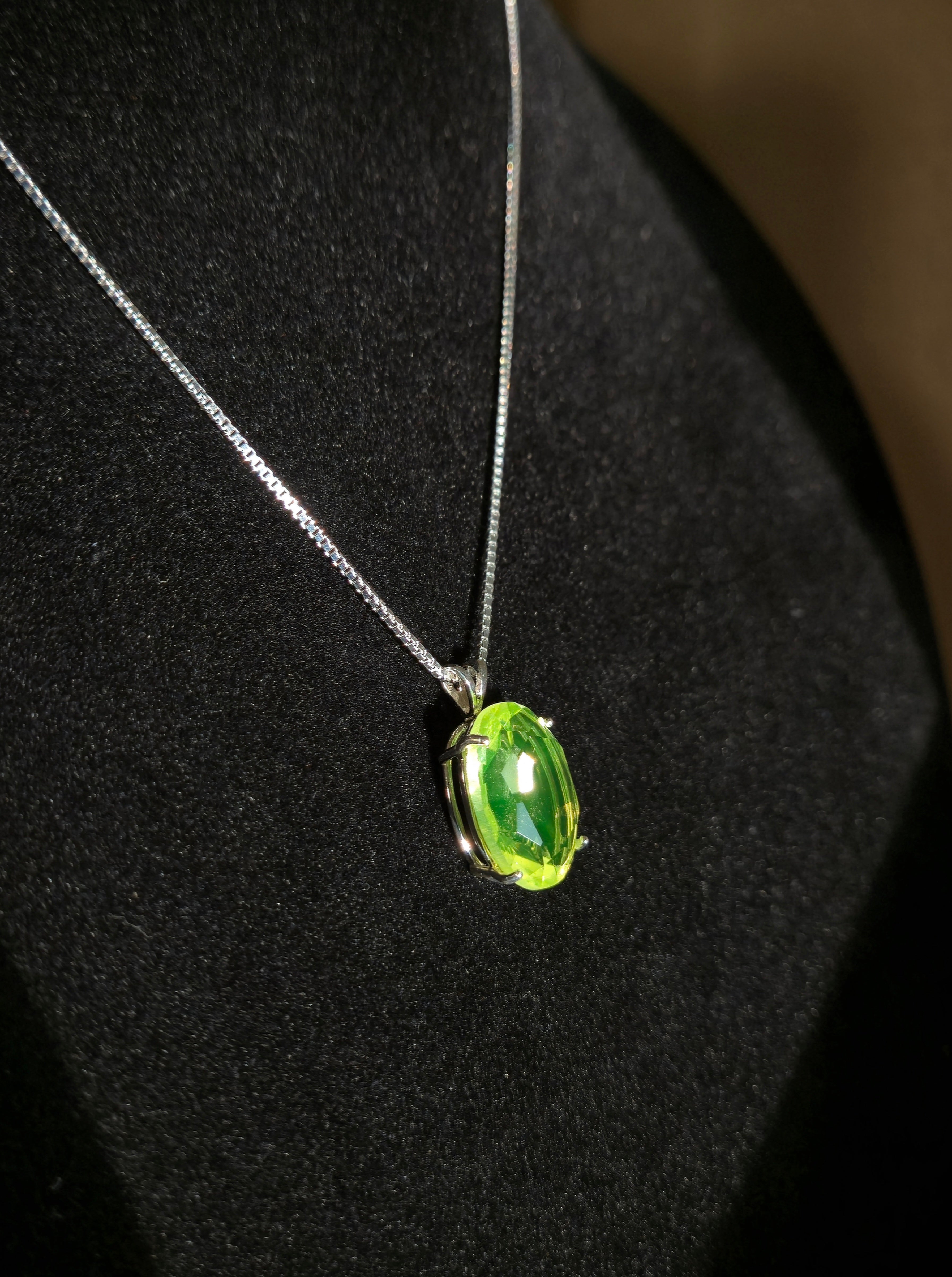 Uranium Glass Necklace
