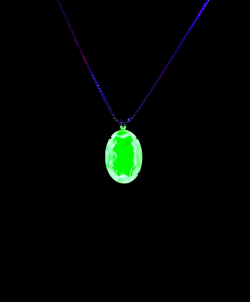 Uranium Glass Necklace