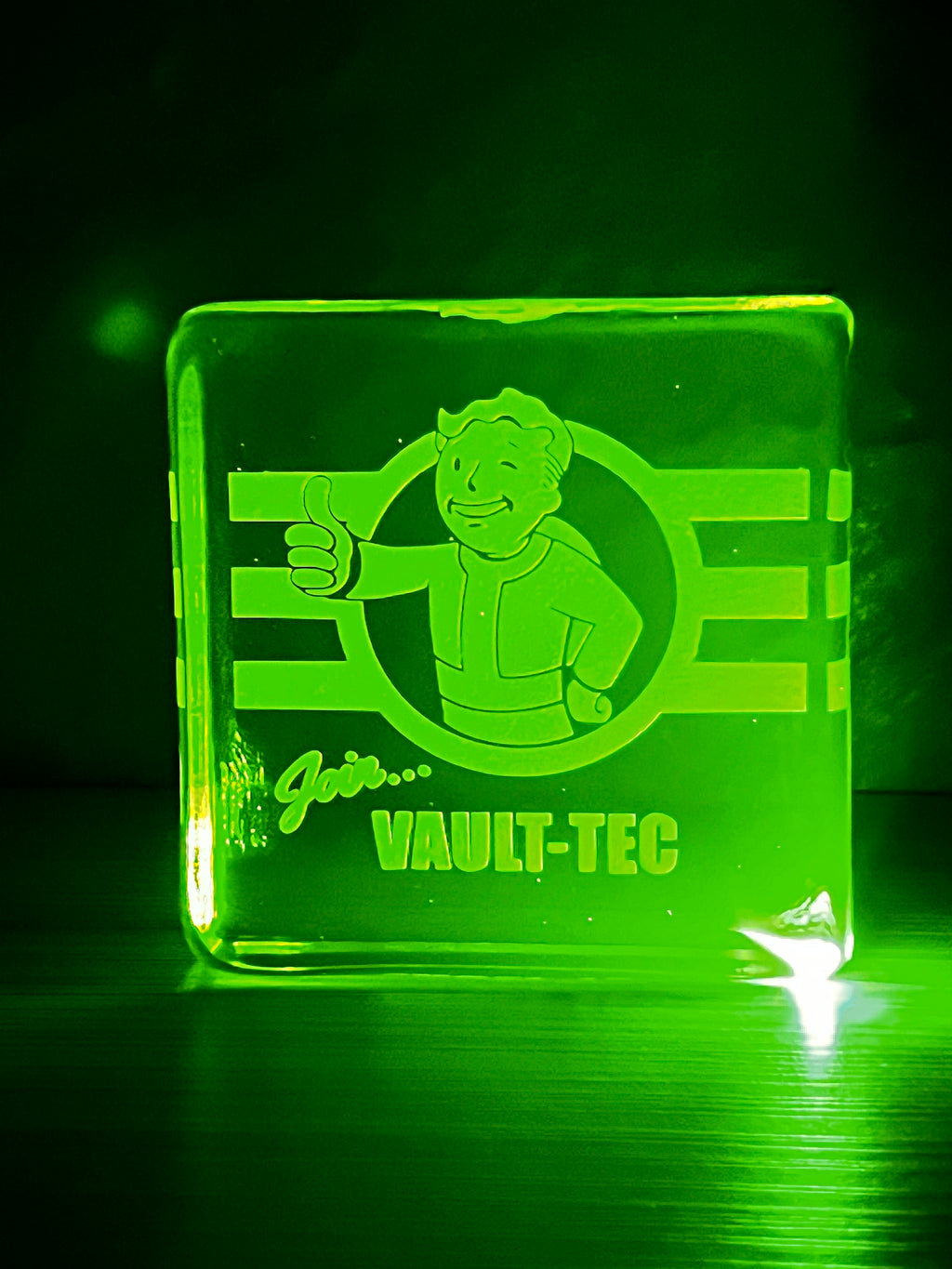 PRE-ORDER Uranium Glass Block V-T