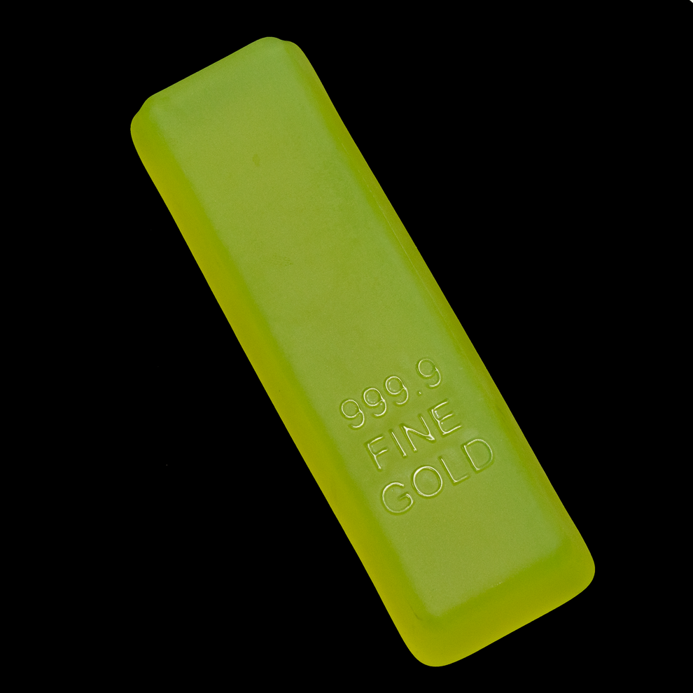 PRE-ORDER URANIUM GLASS GOLD BAR