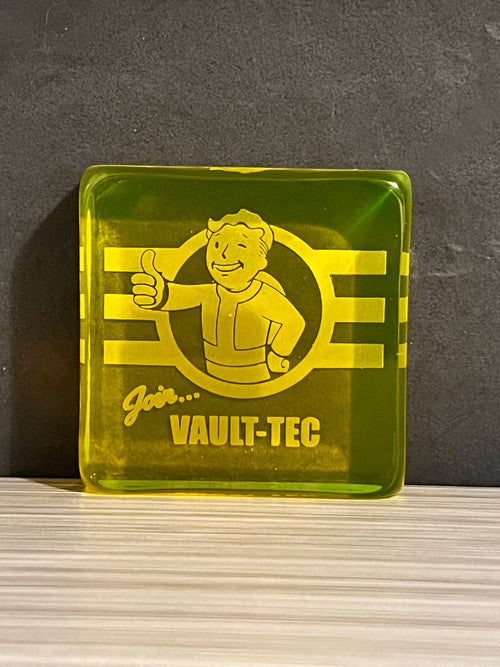 PRE-ORDER Uranium Glass Block V-T