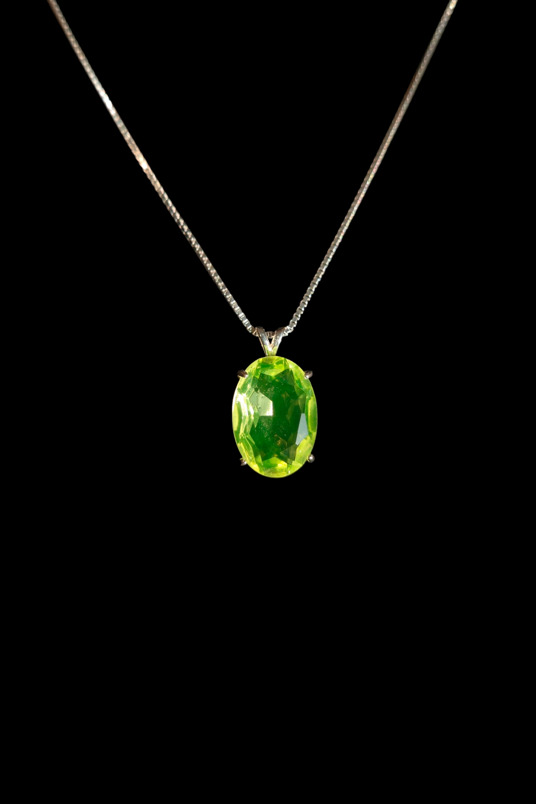 Uranium Glass Necklace