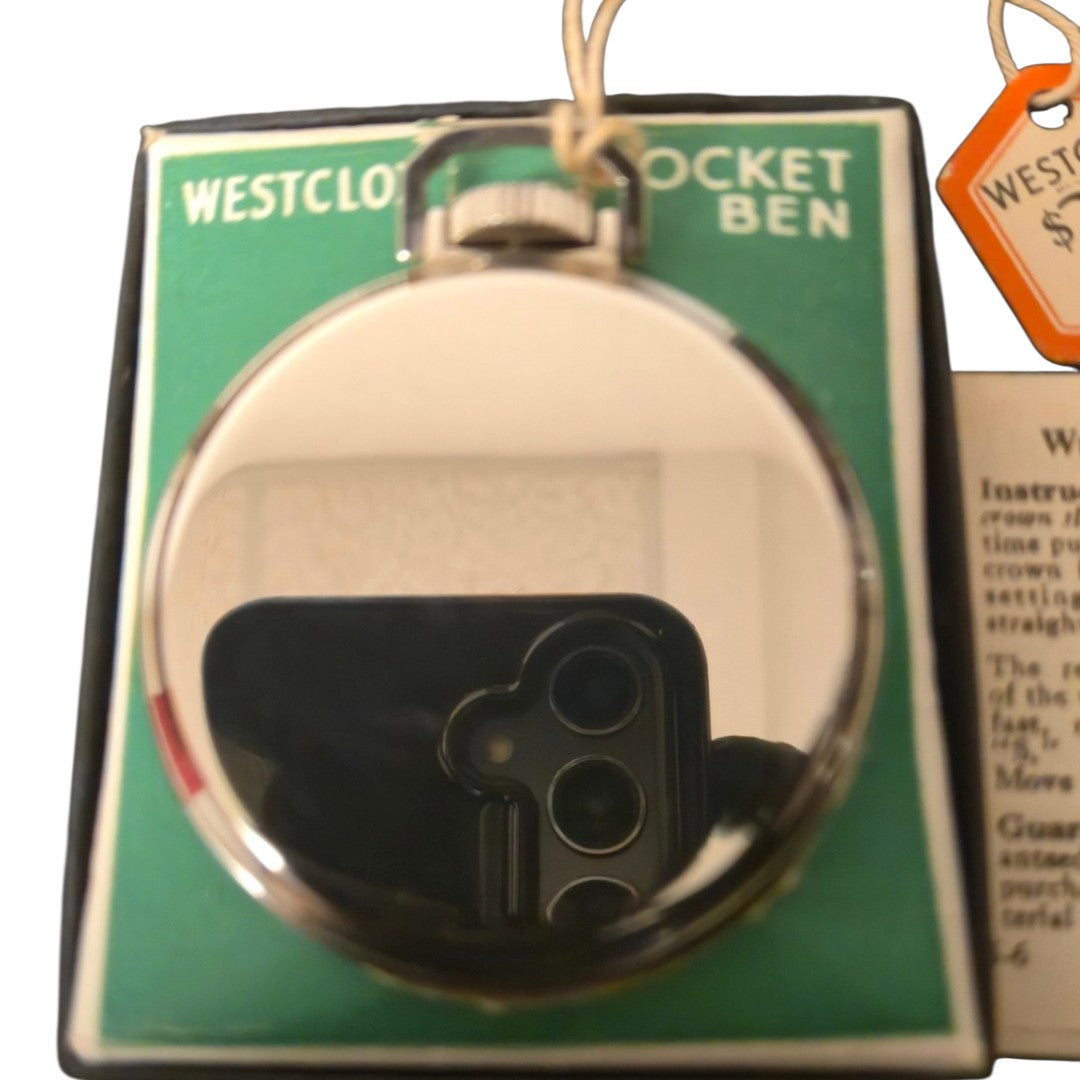 Westclox Pocket Ben Luminous NOS