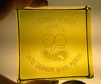PRE-ORDER Uranium Glass Block Uranium Glass Rick