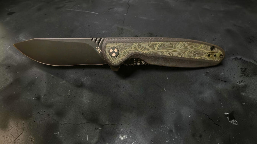 CMK UO2 Folding Knife D2 Steel Blade
