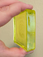 PRE-ORDER Uranium Glass Block Uranium Glass Rick