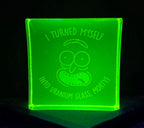 PRE-ORDER Uranium Glass Block Uranium Glass Rick